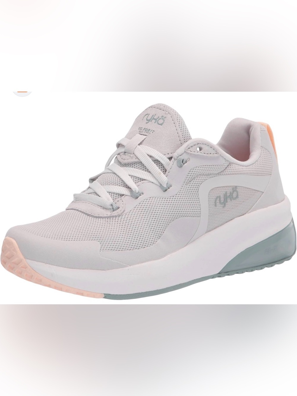 Ryka Pale Pink and Grey Women's Athletic Sneakers